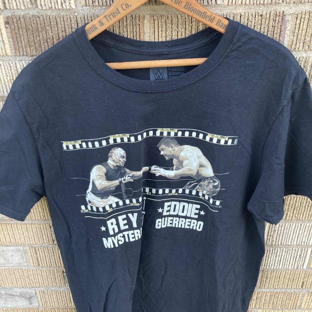 Wrestlemania 21 Rey Mysterio Eddie Guerrero WWE Mens Large T-Shirt Wrestling WWF